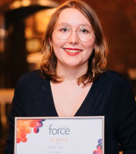 Juliette Papin, lauréate du concours Force 2019